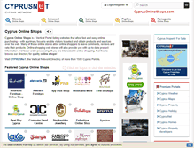 Tablet Screenshot of cyprusonlineshops.com